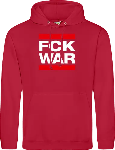 FCK WAR - weiß - Standard Hoodie