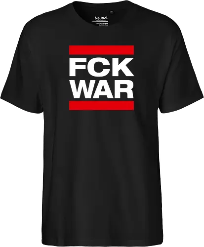 FCK WAR - weiß - Fairtrade T-Shirt