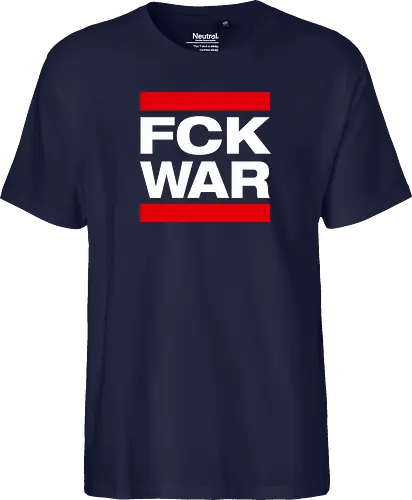 FCK WAR - weiß - Fairtrade T-Shirt