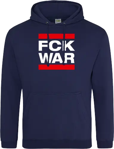 FCK WAR - weiß - Standard Hoodie
