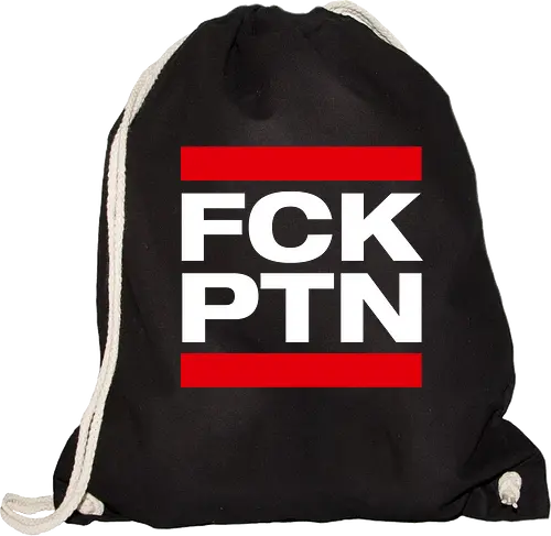 FCK PTN - weiß - Gymsack