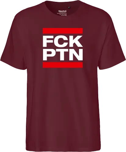 FCK PTN - weiß - Fairtrade T-Shirt