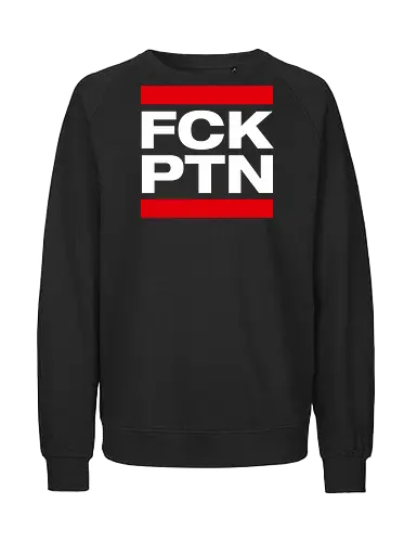 FCK PTN - weiß - Fairtrade Sweatshirt