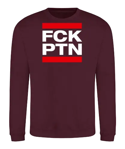 FCK PTN - weiß - Sweatshirt