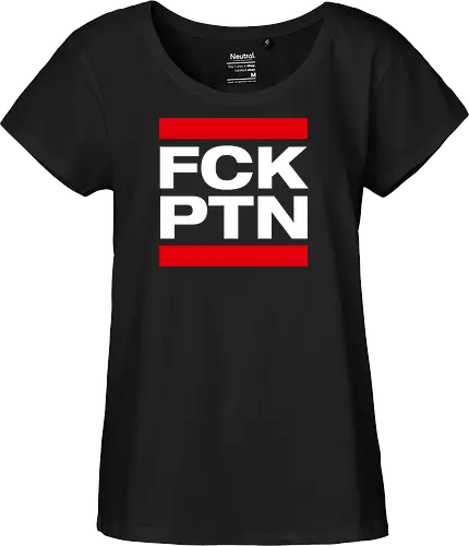 FCK PTN - weiß - Fairtrade Girl Shirt