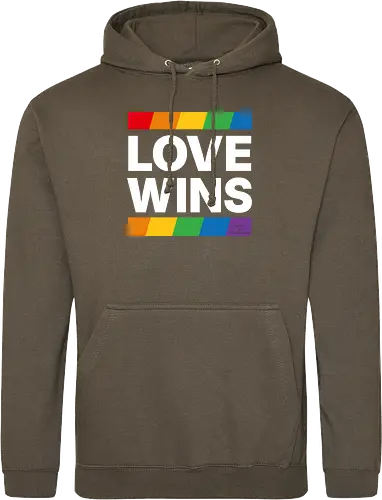 LOVE WINS - weiß