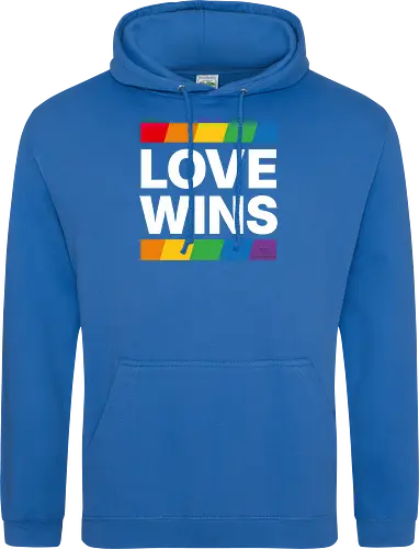 LOVE WINS - weiß - Standard Hoodie