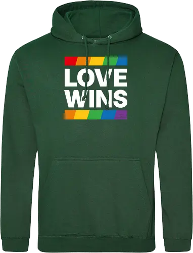 LOVE WINS - weiß - Standard Hoodie