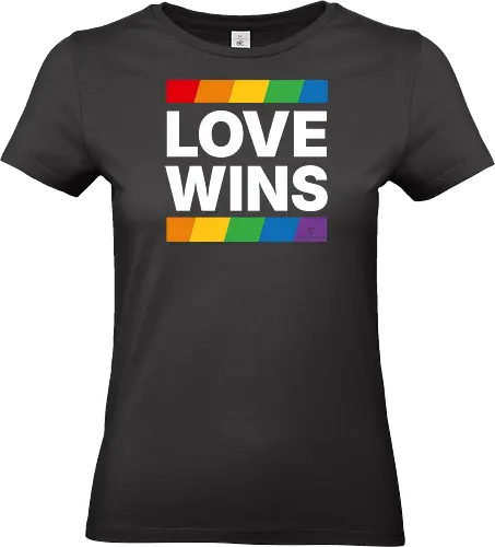 LOVE WINS - weiß