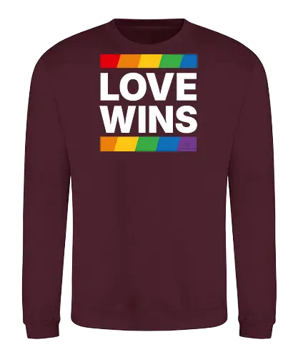 LOVE WINS - weiß - Sweatshirt