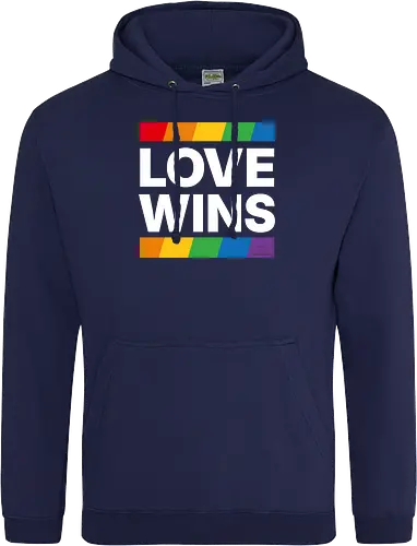 LOVE WINS - weiß - Standard Hoodie