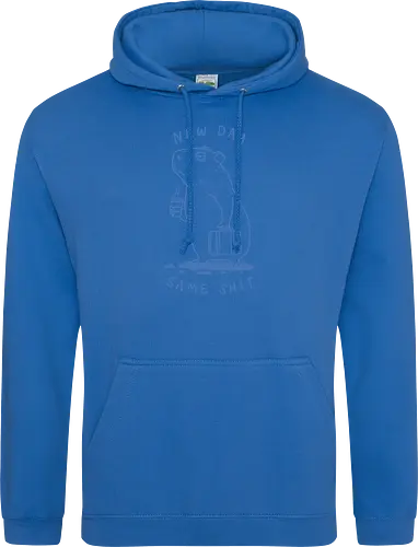 Lazy Morning - capy, capybara, lazy morning, morning coffee, coffee, i hate monday, capy coffee, minimalist - Standard Hoodie