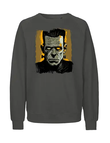The Modern Prometheus - horor, halloween, books, mary shelley, frankenstein - Fairtrade Sweatshirt