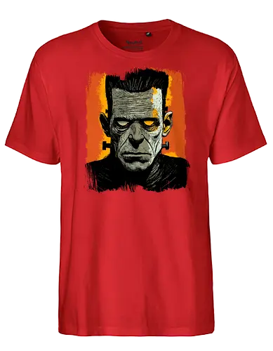 The Modern Prometheus - horor, halloween, books, mary shelley, frankenstein - Fairtrade T-Shirt