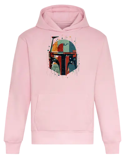Bounty Hunter helmet - vintage, retro, scifi, movie, bounty hunter - Heavyweight Hoodie
