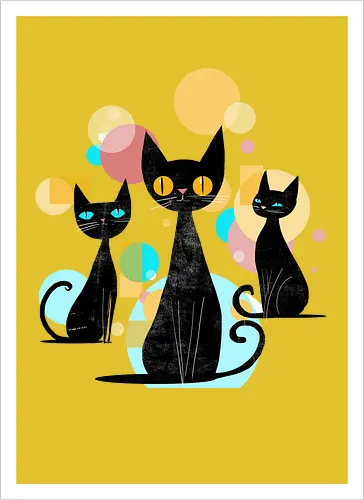 Mid Century Cats