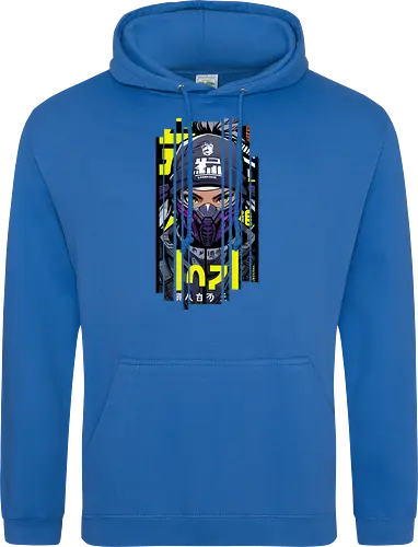 Cyberpunk-Ninja-Mädchen