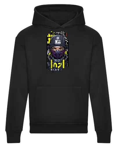Cyberpunk-Ninja-Mädchen