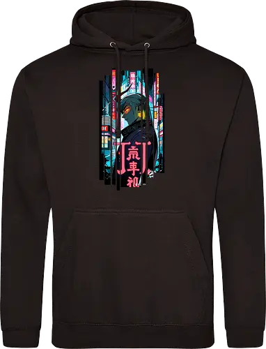 Cyberpunk Oni Neon