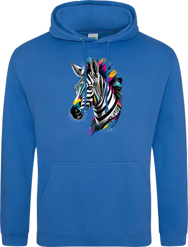 Mehrfarbiges geometrisches Zebra