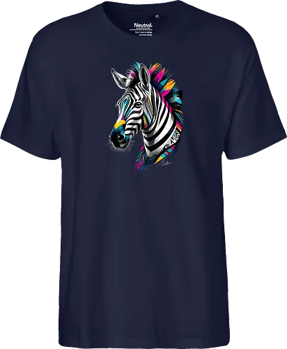 Mehrfarbiges geometrisches Zebra