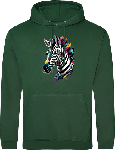 Mehrfarbiges geometrisches Zebra