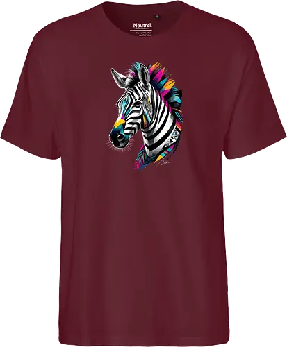 Mehrfarbiges geometrisches Zebra