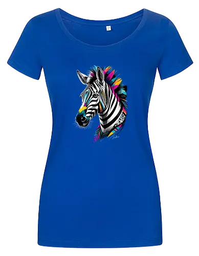 Mehrfarbiges geometrisches Zebra