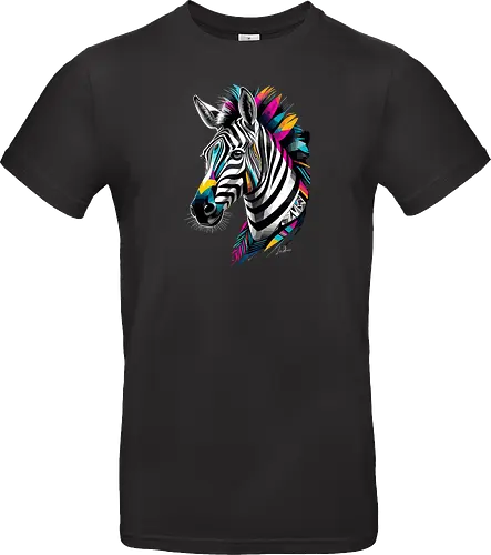 Mehrfarbiges geometrisches Zebra