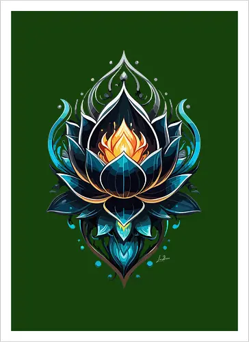 Feenhafter blauer Lotus