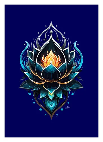 Feenhafter blauer Lotus