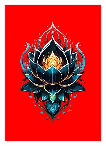 Feenhafter blauer Lotus