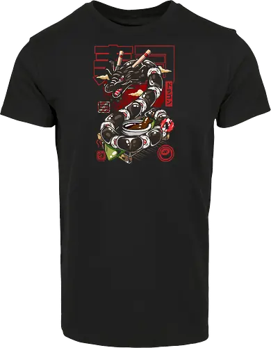 Toller japanischer Sushi-Drache