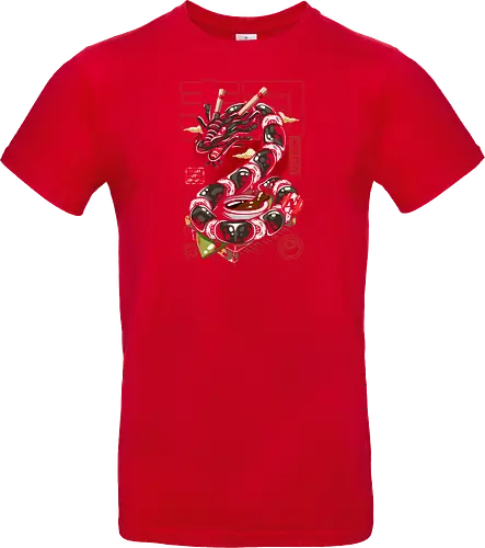 Toller japanischer Sushi-Drache