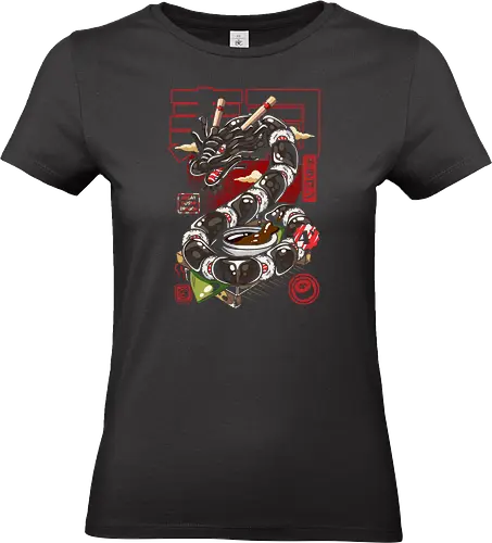 Toller japanischer Sushi-Drache - sushi, lamen, ramen, drachen, japan, lebensmittel, feinschmecker, japanisch, anime, manga, lustig, geek, popart, lm2kone - Standard T-Shirt (Women)