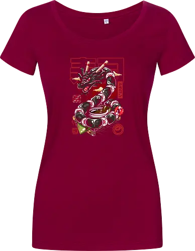 Toller japanischer Sushi-Drache