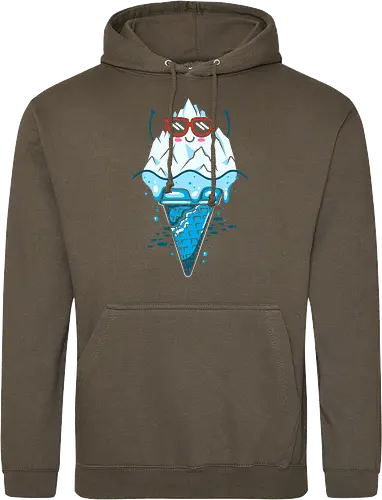 Lustige Eisbergcreme