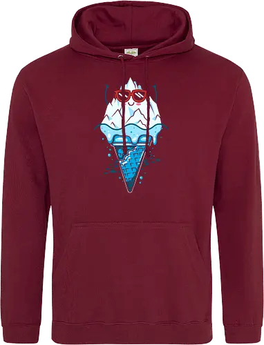 Lustige Eisbergcreme