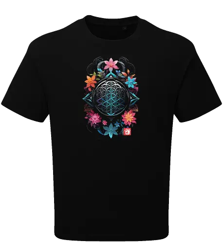 Geometrische Mandala-Blumen