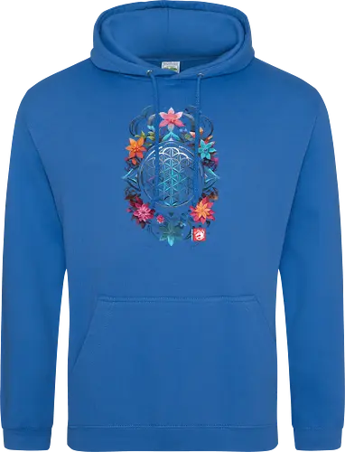 Geometrische Mandala-Blumen