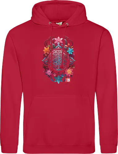 Geometrische Mandala-Blumen