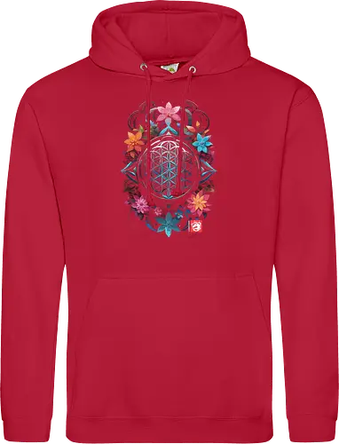 Geometrische Mandala-Blumen