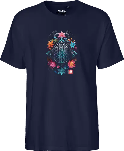 Geometrische Mandala-Blumen