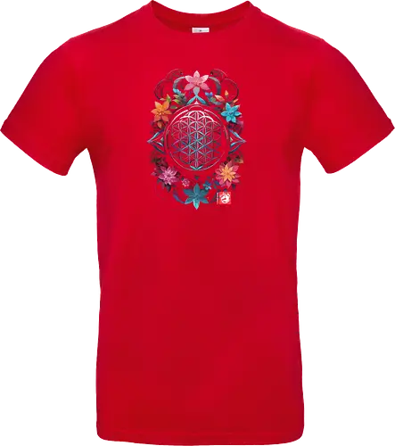Geometrische Mandala-Blumen