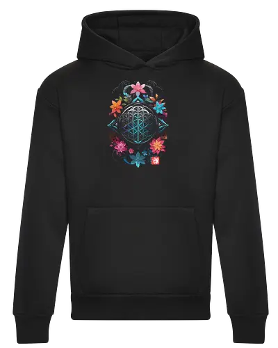 Geometrische Mandala-Blumen