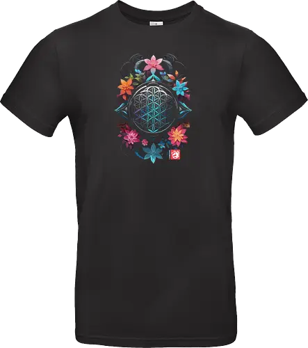 Geometrische Mandala-Blumen