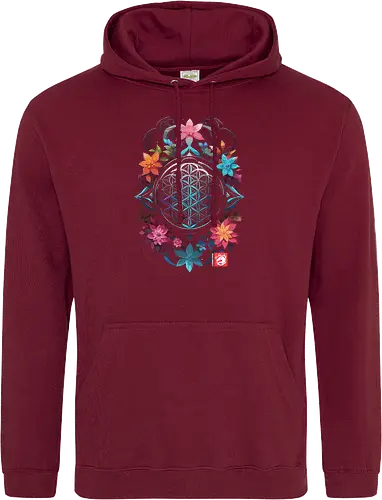 Geometrische Mandala-Blumen