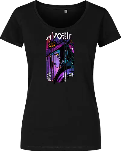 Lila Halloween Hexe