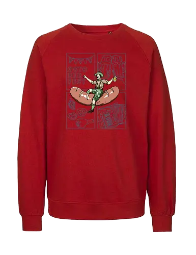 Octoberfest  - octoberfest, drink, beer, festival, lederhosen, pretzel, party, sausage, accordion - Fairtrade Sweatshirt