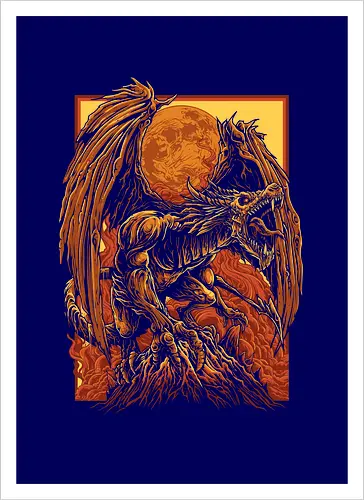Angry European Dragon